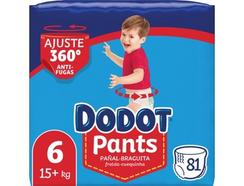 Fraldas DODOT Pants T6 (3×27 un)