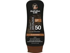 Protetor Solar AUSTRALIAN GOLD Instant Bronzer Loção SPF 50 (237 ml)