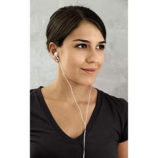 Auriculares Com fio THOMSON EAR3005 (In Ear – Microfone – Branco)