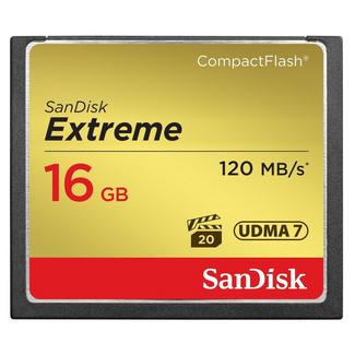 SanDisk Extreme CF 16GB 120MB/s SDCFXS-016G-X46
