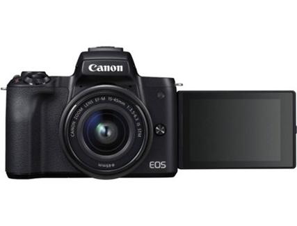 Kit Máquina Fotográfica CANON EOS M50 + EF-M 15-45 Preto