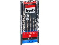 Kit Brocas Para Metal KWB 5P Powerbox