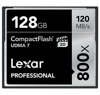 Lexar CF Card 128GB 800x Professional UDMA