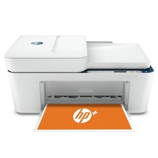 Impressora Multifunções tinta HP DeskJet Plus 4130e + 6 meses grátis de Instant Ink incluídos com HP+ Branco / Azul