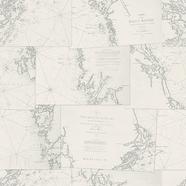 Papel de parede Mapa Estocolmo Coordonne Bege