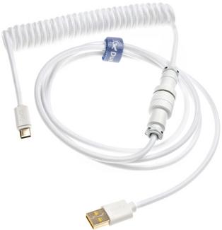 Premicord Ducky Pure White, USB Type C – Type A, 1.8m