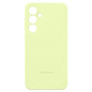 Capa de Silicone Samsung para Galaxy A55 – Verde Lima