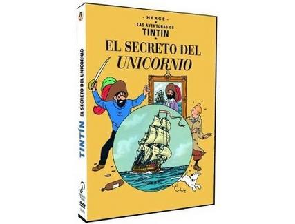 DVD Tintin: El Secreto del Unicornio (Edição em Espanhol)