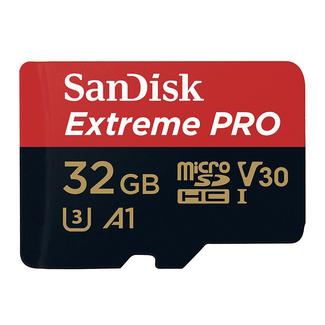 Cartão de memória Sandisk Extreme Pro micro SDHC 32GB + Adaptador SD
