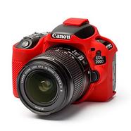 Capa de silicone EASYCOVER Canon 200D/SL2 Vermelho