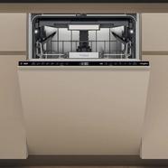 Máquina de Lavar Loiça Encastrável Whirlpool W7I HF60 TUS de 15 Conjuntos e 59 8 cm – Painel Preto