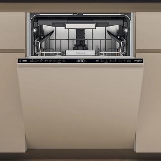 Máquina de Lavar Loiça Encastrável Whirlpool W7I HF60 TUS de 15 Conjuntos e 59 8 cm – Painel Preto