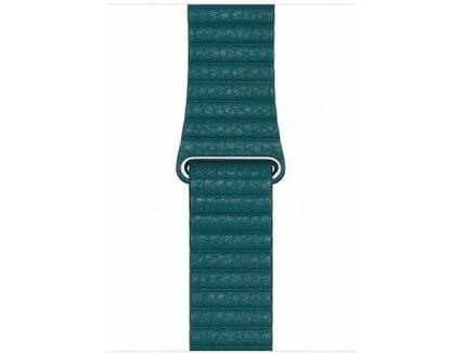 Bracelete APPLE 44Mm Peacock Leather Loop – Medium