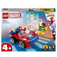 LEGO Marvel Carro do Spider-Man e Doc Ock – set de construção com 2 minifiguras