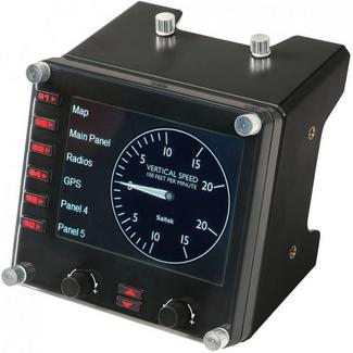 Logitech G Saitek Pro Flight Controlador de Simulador de Painel LCD Multi-Instrumentos Profissional
