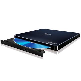 LG BP55EB40 Blu-Ray Ultra Slim Preta Drive Óptica Externa