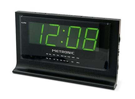 Rádio Despertador METRONIC 477010 Verde