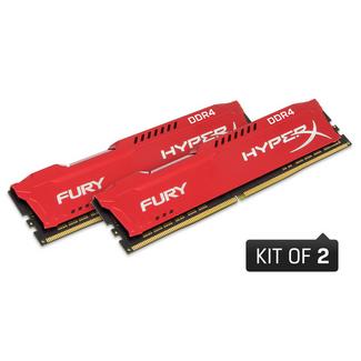 HyperX Fury 16GB (2x8GB) DDR4-2133MHz CL14 Vermelha