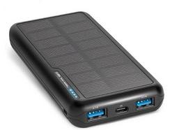 Powerbank SBS Solar FastCharge (10000 mAh – USB – USB-C – Preto)