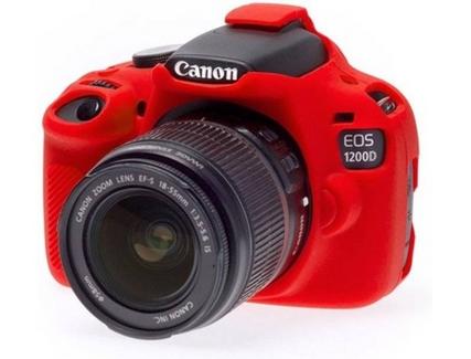 Capa de silicone EASYCOVER Canon 1200D Vermelho