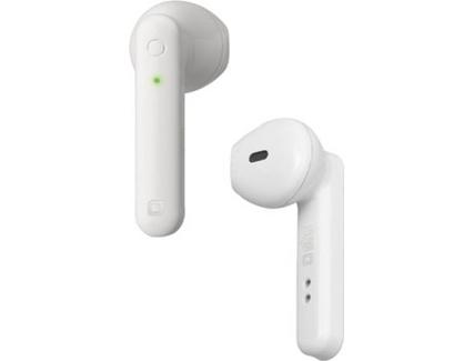 Auriculares Bluetooth True Wireless SBS Twin Hop (In Ear – Microfone – Noise Canceling – Branco)