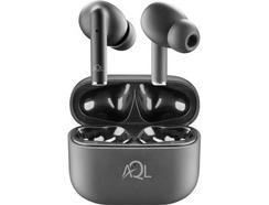 Auriculares Bluetooth True Wireless AQL Road (In Ear – Microfone – Preto)