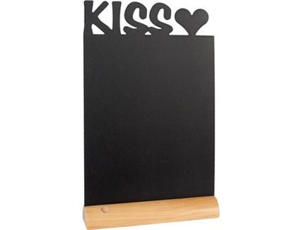 Placa de Ardósia SECURIT Kiss Preto