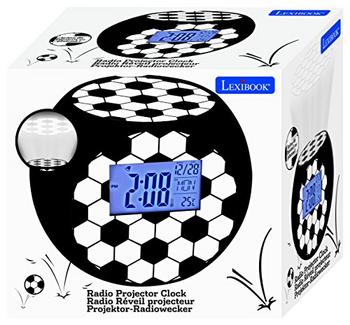 Rádio Despertador LEXIBOOK Football RL975FO (Branco / Preto – Digital – Função Snooze – Pilhas)