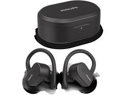 Auriculares Bluetooth True Wireless PHILIPS Taa5205Bk (In Ear – Microfone – Preto)