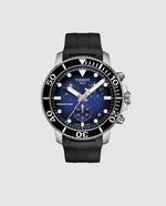 Relógio Seastar T1204171704100 Cronógrafo de Silicone – Preto