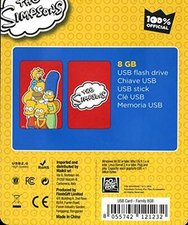 Pen USB TRIBE USBCard Simpsons Family 8GB