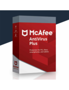 Mcafee Antivirus Plus | 10 PC’s | 1 Ano