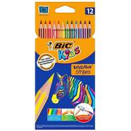 Pack de 12 lápis de cor Kids Evolution Stripes