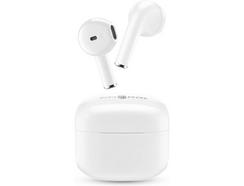Auriculares Bluetooth True Wireless MUSIC SOUND BTMSTWSS (In Ear – Microfone – Branco)