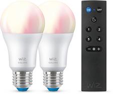 Lâmpada Inteligente WIZ E27 WiFi LED RGB (2 Pack) + Controlador