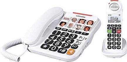 Telefone sem Fios + Telefone Fixo Swissvoice Xtra 3155 – Branco