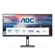 AOC V5 U34V5C/BK 34″ LCD UltraWide QHD 100Hz FreeSync USB-C