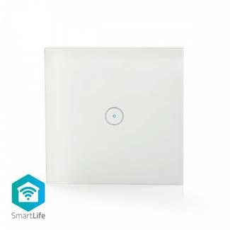 NEDIS Interruptor Inteligente para controlar a luz da divisão Wi-Fi ou voz Google Home, Amazon Alexa IFTTT