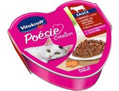 Pack de Comida Húmida para Gato VITAKRAFT Poésie (Molho – Carne e Cenoura – 15 Unidades)