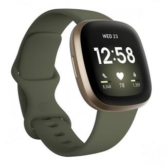 Relógio Desportivo Fitbit Versa 3 (Bluetooth – Até 6 dias de autonomia – Ecrã Tátil – Verde)