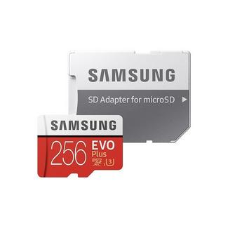 Samsung EVO+ UHS-I U3 microSDXC 256GB + Adaptador SD