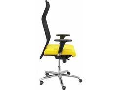 Cadeira de Escritório Executiva PIQUERAS Y CRESPO Sahúco XL Amarelo e Preto (Malha e Tecido)