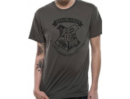 T-shirt Cinza HARRY POTTER Hogwarts Tamanho L