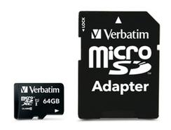 Verbatim MicroSDXC 64GB Classe 10 com Adaptador