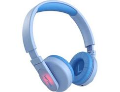 Auscultadores Bluetooth PHILIPS TAK4206BL (Over Ear – Azul)