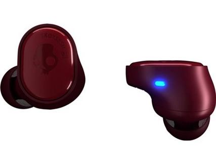 Auriculares Bluetooth True Wireless SKULLCANDY Sesh (In Ear – Microfone – Vermelho)