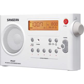 Rádio Portátil SANGEAN PR-D7 Branco
