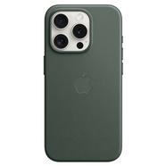 Capa APPLE iPhone 15 Pro FineWoven com MagSafe Verde perene