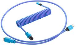 Cabo Coiled CableMod Pro para Teclado USB A – USB Type C, 150cm – Galaxy Blue