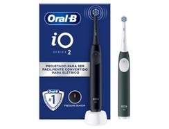 Escova Dentes Elétrica ORAL-B IO2 Duo Preto/Verde (2 Unidades)